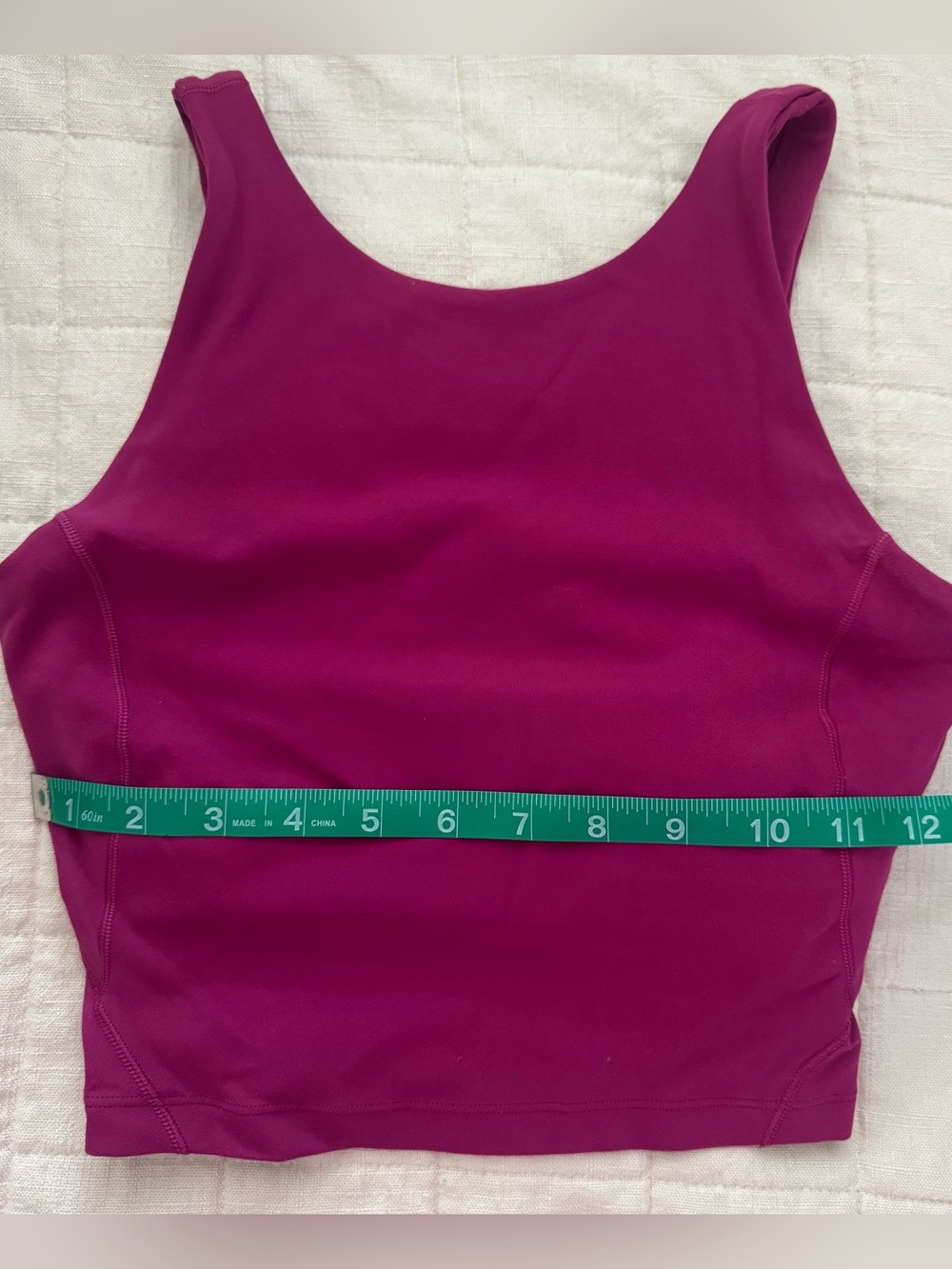 lululemon athletica Magenta crop Tank Top